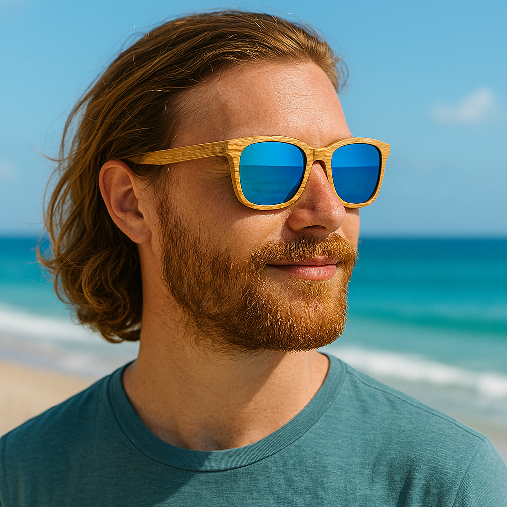 BAMBUDY RIMM – Gafas de sol de bambú natural y alma de mar para espíritus libres