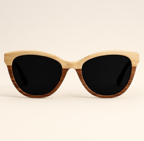 CRAZY WOODIE – Gafas de sol de madera polarizadas con alma salvaje