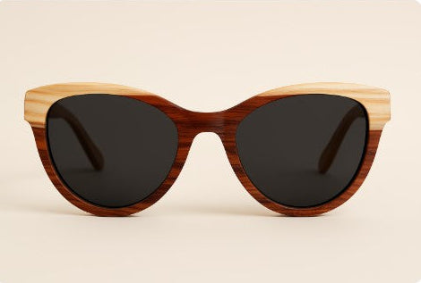 CRAZY WOODIE – Gafas de sol de madera polarizadas con alma salvaje